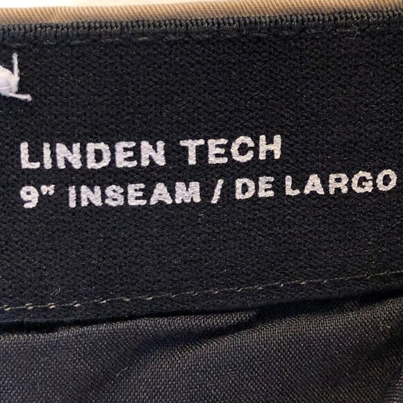 Goodfellow & Co 9" Flat Front Chino Khaki Linden Tech Shorts Size 30 EUC - Picture 6 of 14